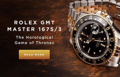 Rolex GMT Master 1675/3 – The Horological Game of Thrones